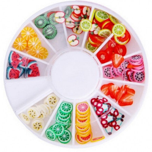 Fruit Slices Wheel 3D Decorations Nail Arts